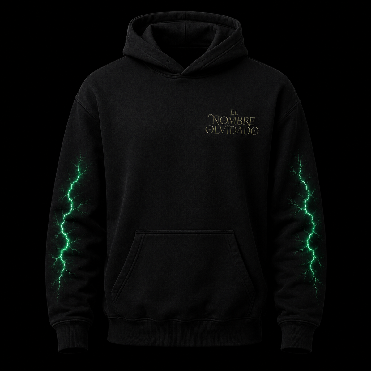 Sudadera negra oficial de El Nombre Olvidado